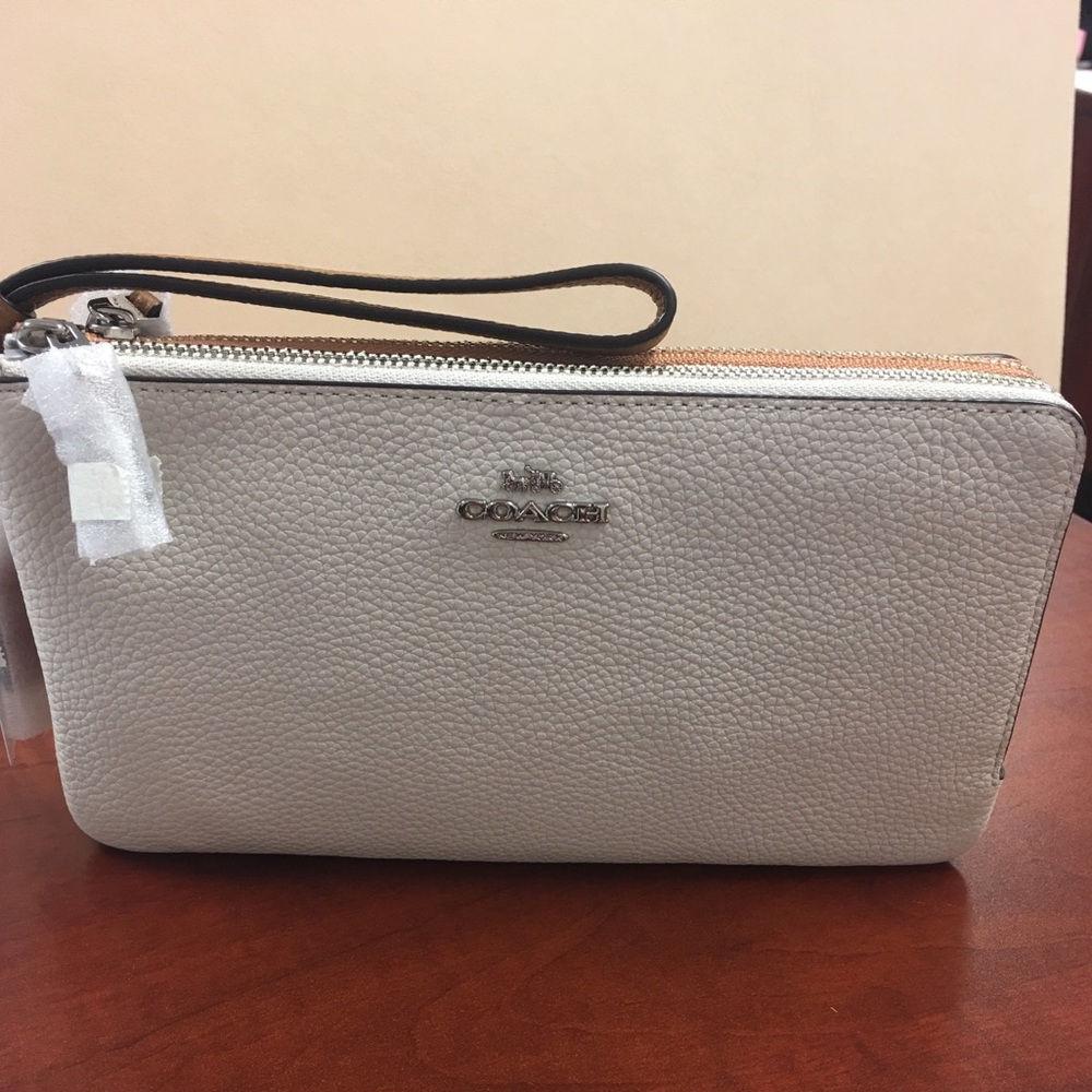 NEW-Coach Double Zip Wallet - Picture 3 of 4